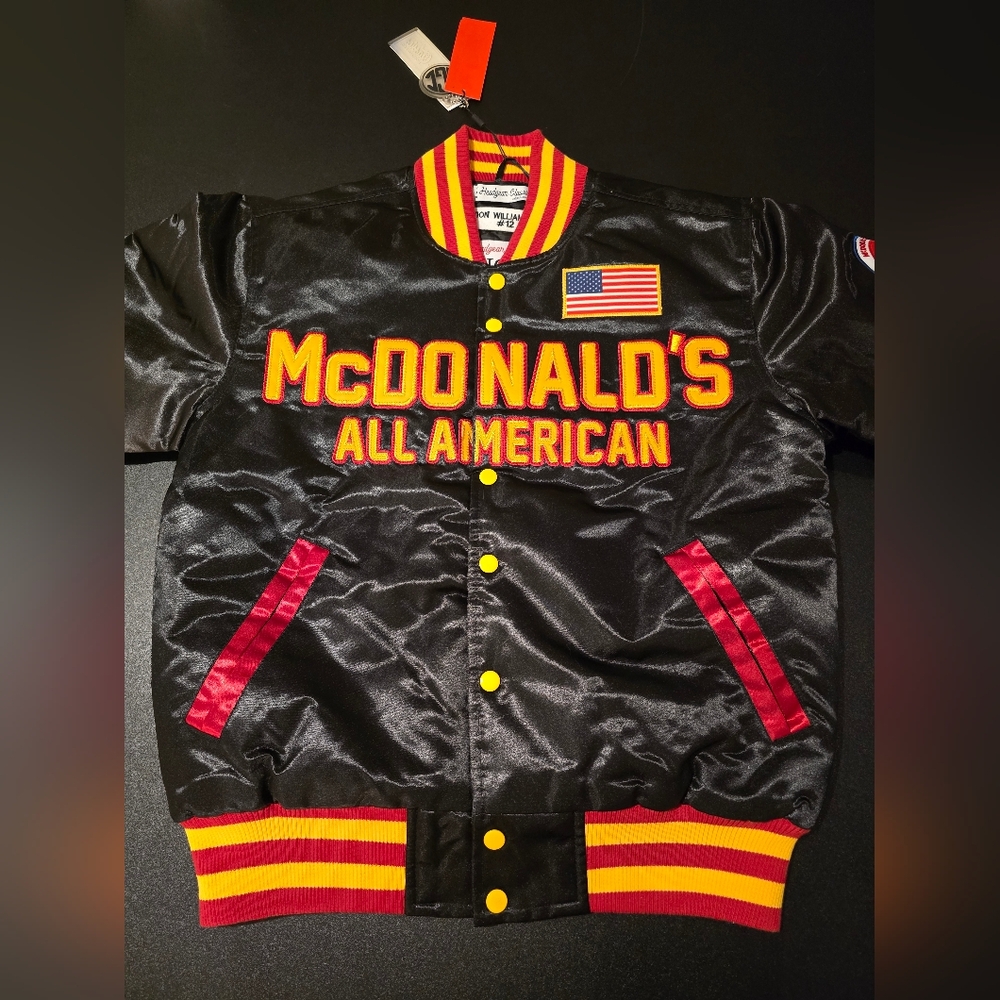Brand New Adult Small McDonald's Zion Williamson All American Satin Jacket
